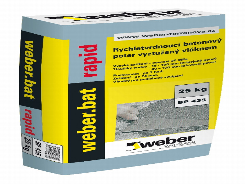 Weber.bat rapid 25kg-rychletvrdnoucí