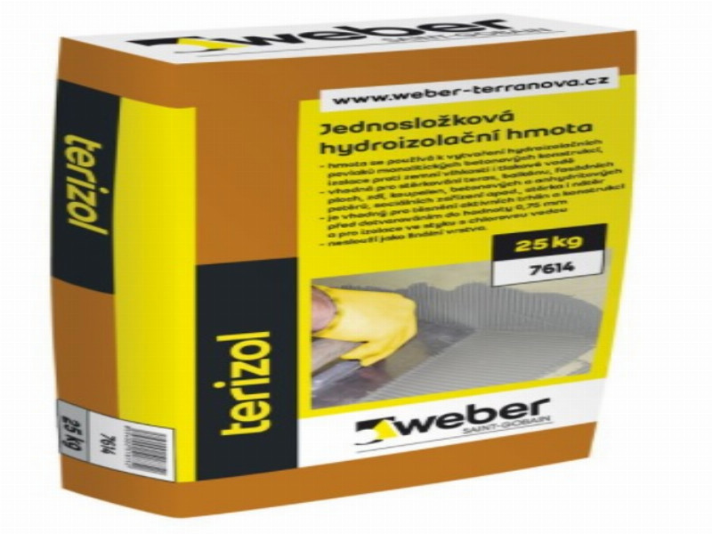 Weber terizol  20kg-hydroizolační stěrka